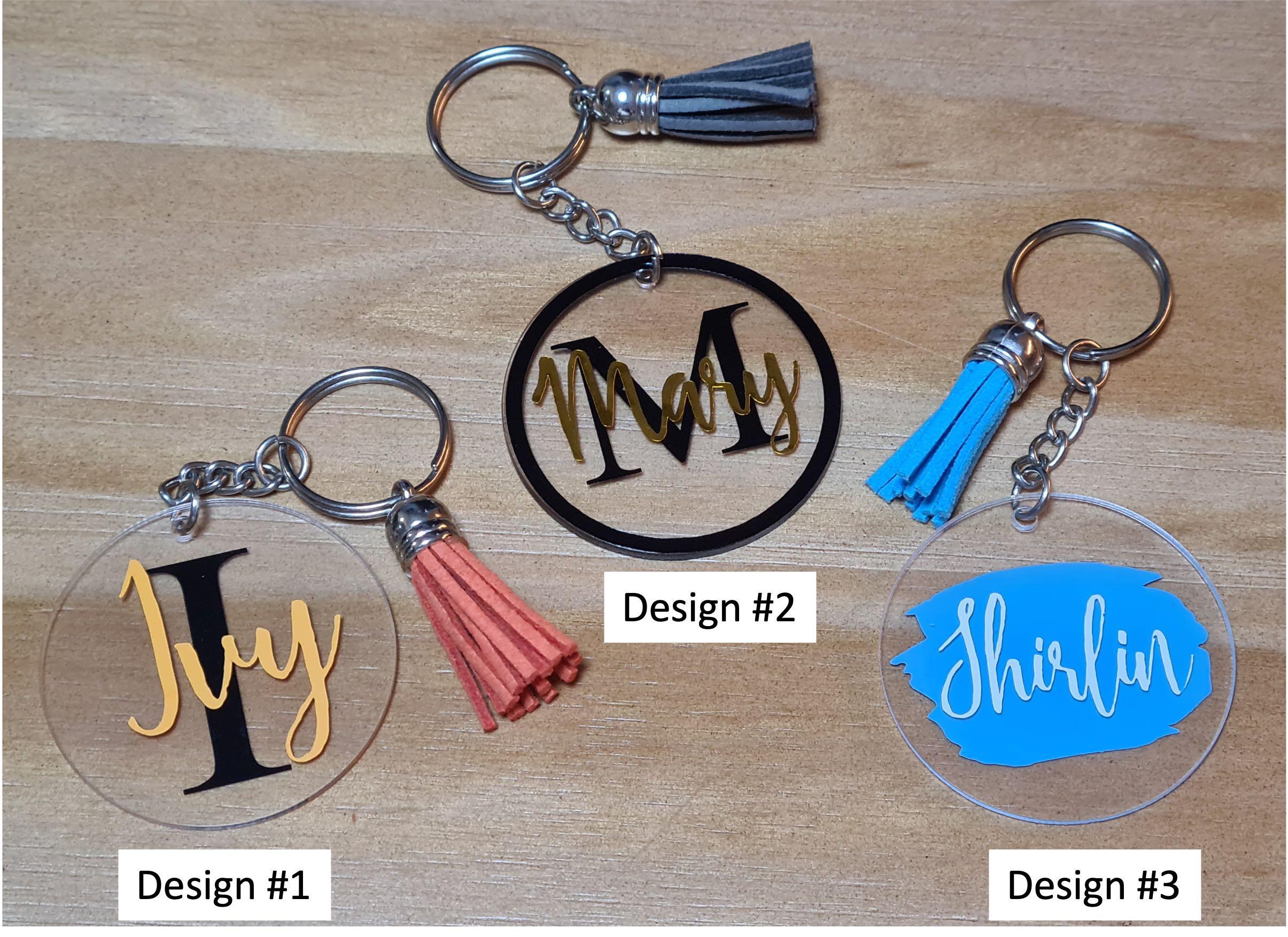 Christmas Customisable gift |Acrylic Keychains tassel|Personlised Muji Notebooks | Personalize Wine & Champagne Gifts| Nurse’s day |Teacher’s day (Category: Handmade Craft) located in Singapore. Submitted by convert_cash (Listing ID 1132296741, Image 2). Description: ** Personlised round keychain & bag tag** Acrylic blank: 5cm x 5cm Keyring: 5cm Tassel assorted colors Specific color tassel +$0.20/pc Choice of design #1, #2, #3 #4, #5 CNY theme Ch