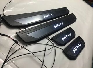 (Pre-Order) [Honda HRV] - Scuff Plates (Blue/White/Red LED)