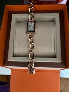 Hermes rose gold nantucket watch