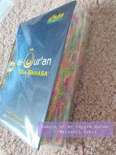 Quran with Rumi, English and Malay Translation A5 with Tagging