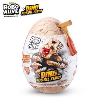 Robo Alive Dino Fossil Find Battery-Powered Surprise Unboxing Robotic Toy by ZURU