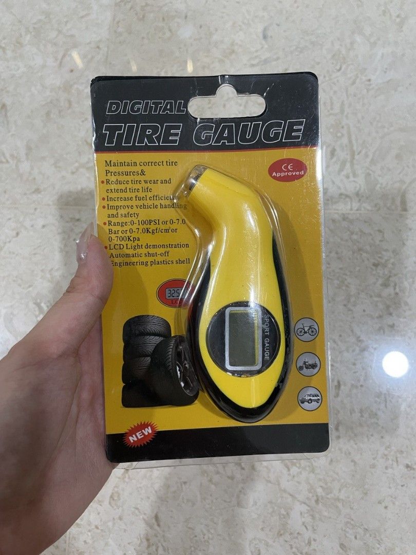 Digital Tire Gauge (Category: Tools & Equipment) located in Singapore. Submitted by justreallybroke (Listing ID 1271753365, Image 1). Description: used lightly! fast deals at $10..