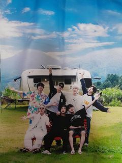wts bts mots tour mini pcs in the soop fabric poster v picket