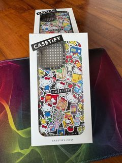 Casetify iPhone 14 Plus/Pro/Pro Max or iPhone 15/Plus/ Pro/ Pro Max - Hello Kitty Marketplace/Ribbon Medley Case