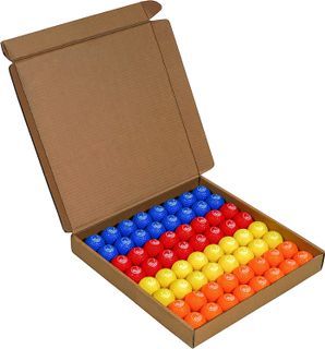 GoSports USA Foam Golf Practice Balls - Realistic Feel and Limited Flight - Soft for Indoor or Outdoor Training - Choose Between 16 Pack or 64 Pack