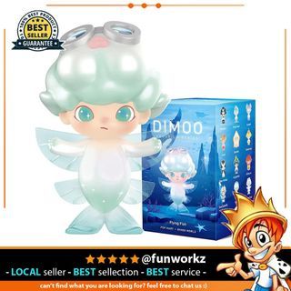 😊 welcome😊 POP MART Dimoo Aquarium Series-12PC Blind Box Toy Box Bulk Popular Collectible Random Art Toy Hot Toys Cute Figure Creative Gift, for Christmas Birthday Party Holiday