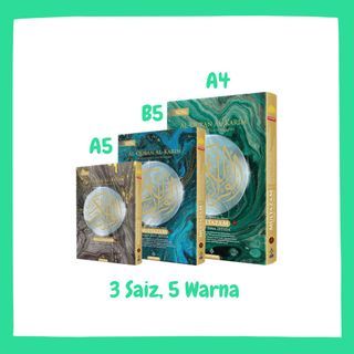 [Free Delivery] Al-Quran Multazam besertai Waqaf Ibtida' dan Panduan Tajwid dan Lain Lain Saiz A5 B5 A4