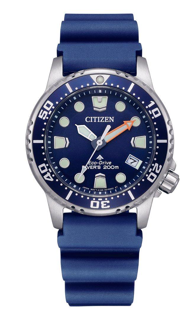 [BNIB 3 yrs wrty] Citizen Promaster 36.5mm Diver with Eco-Drive technology - legendary ISO Compliant Diver watch in a much wearable unisex case size!!! (Category: Men's Watches) located in Singapore. Submitted by topaz_trading (Listing ID 1229383500, Image 8). Description: Brand new full set with three years warranty by Citizen Black Rubber EO2020-08E SGD348 (Retail 459) Blue Rubber EO2021-05L SGD348 (Retail 459) Case: Stainless Steel Diameter: 3