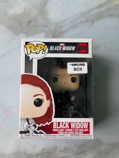 Black Widow Funko Pop wrong box