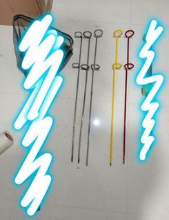Fishing net rod stand