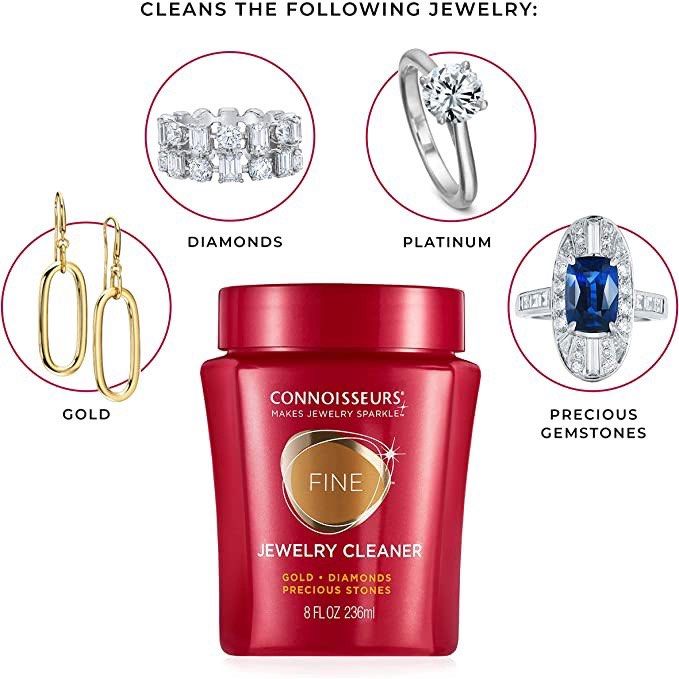 Connoisseurs Fine Silver Jewelry Cleaner / Jewellery Cleaner 236ml Gold Silver Diamond Polish (Category: Jewelry) located in Singapore. Submitted by sherry_w1106 (Listing ID 1233404876, Image 5). Description: Connoisseurs Gold Silver Jewelry Cleaner / Jewellery Cleaner 236ml Gold Silver Diamond Polish 100% authentic, re-usable, effective in making your jewellery shinny & clean Expiry at least 2 years Dip tray & cleaning brush included Available O