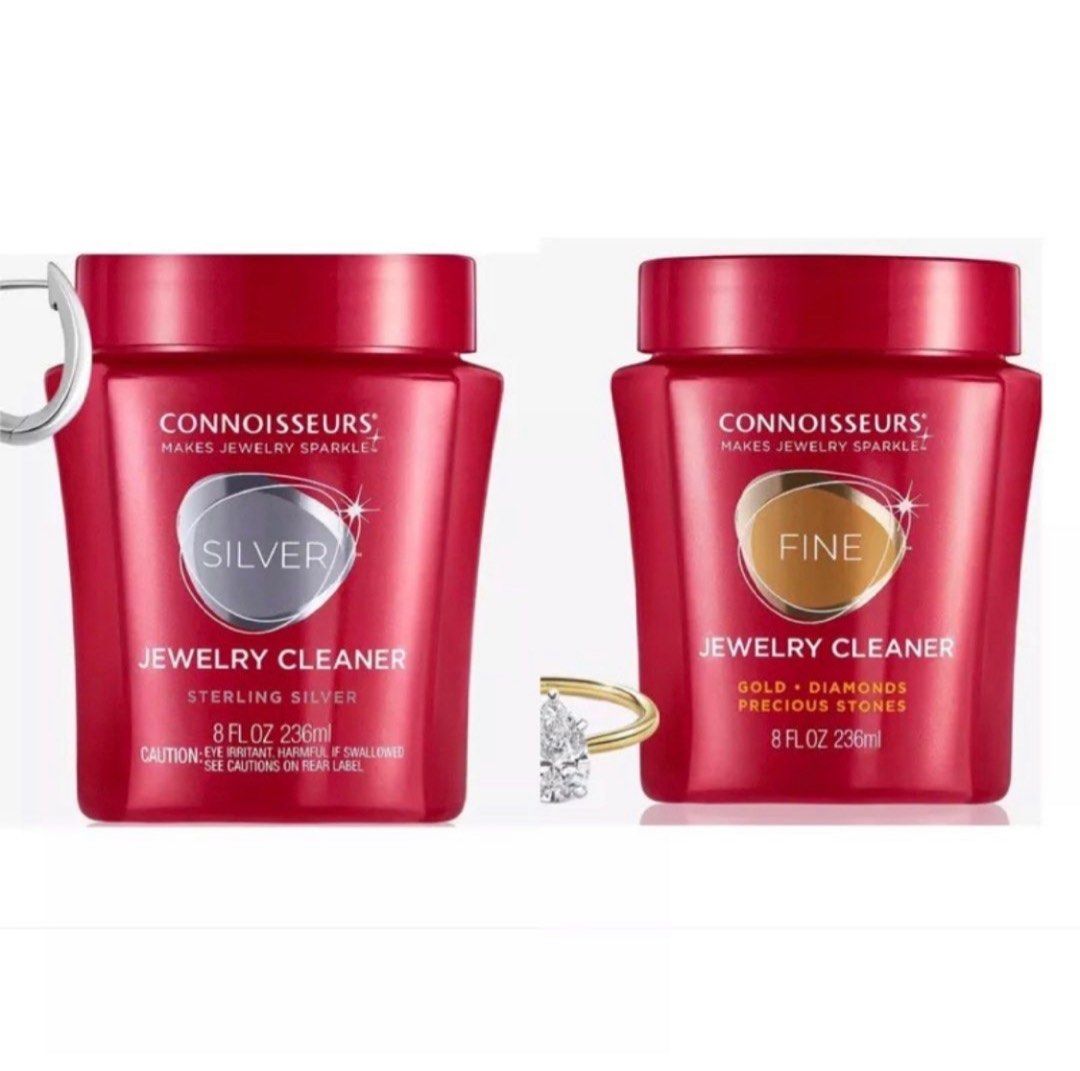 Connoisseurs Fine Silver Jewelry Cleaner / Jewellery Cleaner 236ml Gold Silver Diamond Polish (Category: Jewelry) located in Singapore. Submitted by sherry_w1106 (Listing ID 1233404876, Image 1). Description: Connoisseurs Gold Silver Jewelry Cleaner / Jewellery Cleaner 236ml Gold Silver Diamond Polish 100% authentic, re-usable, effective in making your jewellery shinny & clean Expiry at least 2 years Dip tray & cleaning brush included Available O