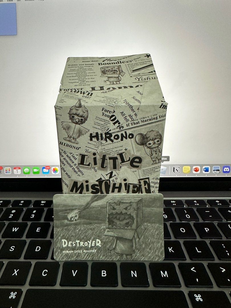 WTT/WTS Hirono Little Mischief (Category: Designer & Blind Box Toys) located in Singapore. Submitted by simplicitychild (Listing ID 1235121395, Image 1). Description: Hirono little mischief: - Birdman (unsealed, comes with box and card): $13 - Destroyer (BNIF): $20 (traded) WTT for: - Ragpicker ~ Chat if you would like to purchase or trade ~.
