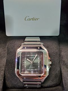 Santos De Cartier Large Green