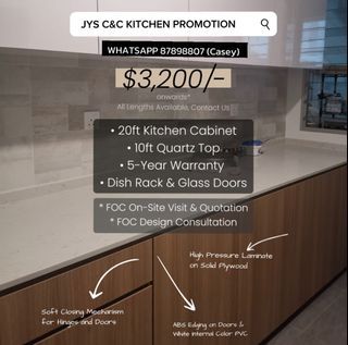 Kitchen Carpentry — $110/ft All-Inclusive, Zero Hidden Charges