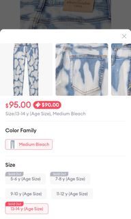 Bnew Abercrombie & Fitch kids boy pants size 11/12