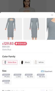 Bnew Abercrombie Long Sleeves Cut out Midi Sweater Dress