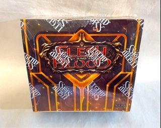 Fab flesh and blood crucible of war 1st edition first edition alpha sealed booster box