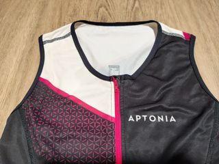 Women Triathlon Tri Suit - Aptonia Sprint - Black Pink (SMALL)