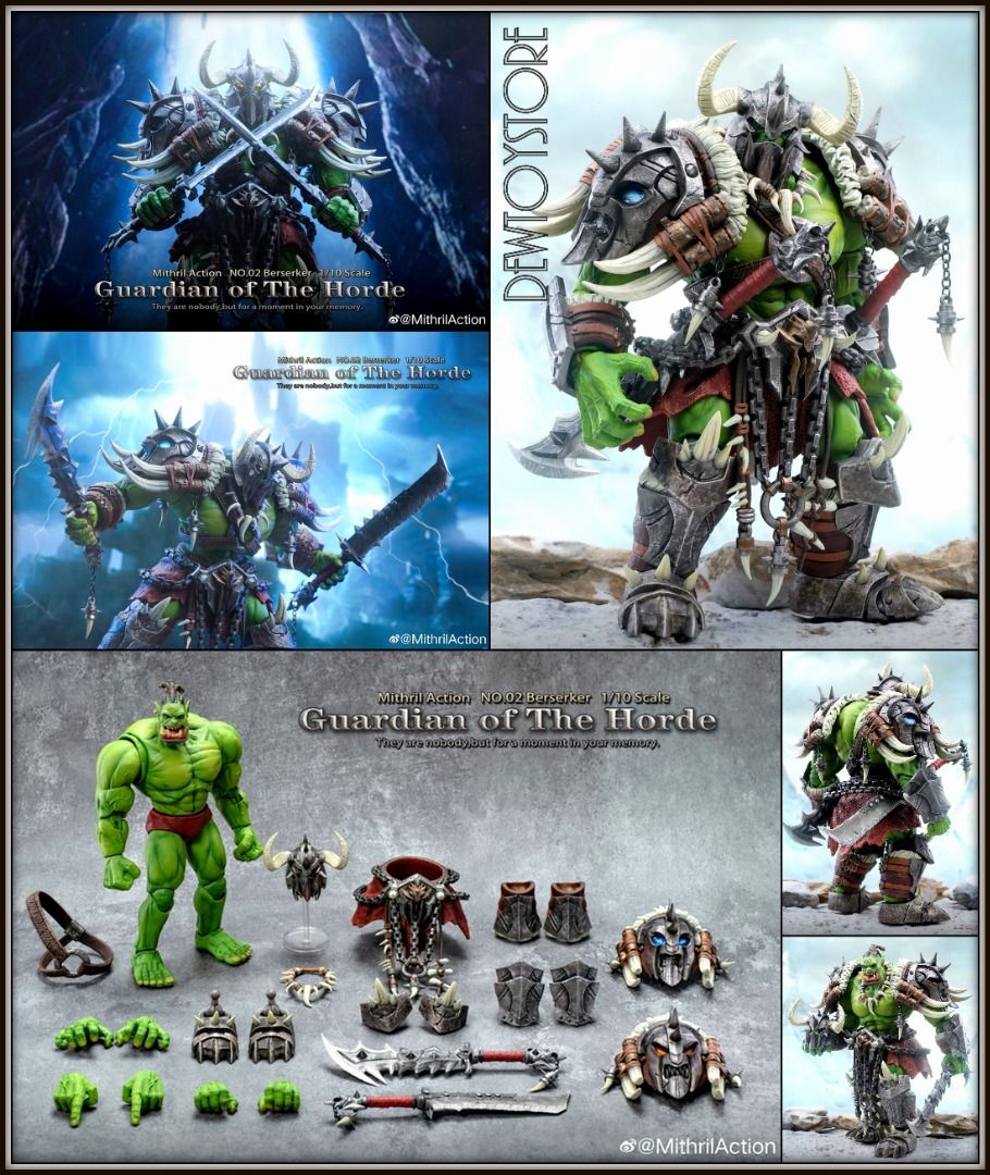 ⭐ [𝗣𝗿𝗲-𝗼𝗿𝗱𝗲𝗿] Fury Toys / Mithril Action / Muff Toys Action Figure - Abyssal Power Shark Tale Wave 1 - Set of 3 / Public Enemy Arthur / Crazy Boy Billy / Fierce Beast Gypsy / No.02 Guardian of The Horde - Berserker / MF06 Top Agent STD/DLX ⭐ (Category: Toy Figures) located in Singapore. Submitted by dewtoystore (Listing ID 1243952002, Image 6). Description: ⭐ [𝗣𝗿𝗲-𝗼𝗿𝗱𝗲𝗿] Fury Toys / Mithril Action / Muff Toys Action Figure ⭐ _____
