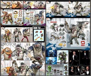 ⭐ [𝗣𝗿𝗲-𝗼𝗿𝗱𝗲𝗿] Fury Toys / Mithril Action / Muff Toys Action Figure - Abyssal Power Shark Tale Wave 1 - Set of 3 / Public Enemy Arthur / Crazy Boy Billy / Fierce Beast Gypsy / No.02 Guardian of The Horde - Berserker / MF06 Top Agent STD/DLX ⭐
