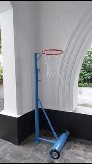 Netball Pole, Badminton Pole, Ball Cage, Floorball, Volleyball, Football, Tchoukball, Soccer, Rugby, Hockey Goal Post, Netball Hoop.