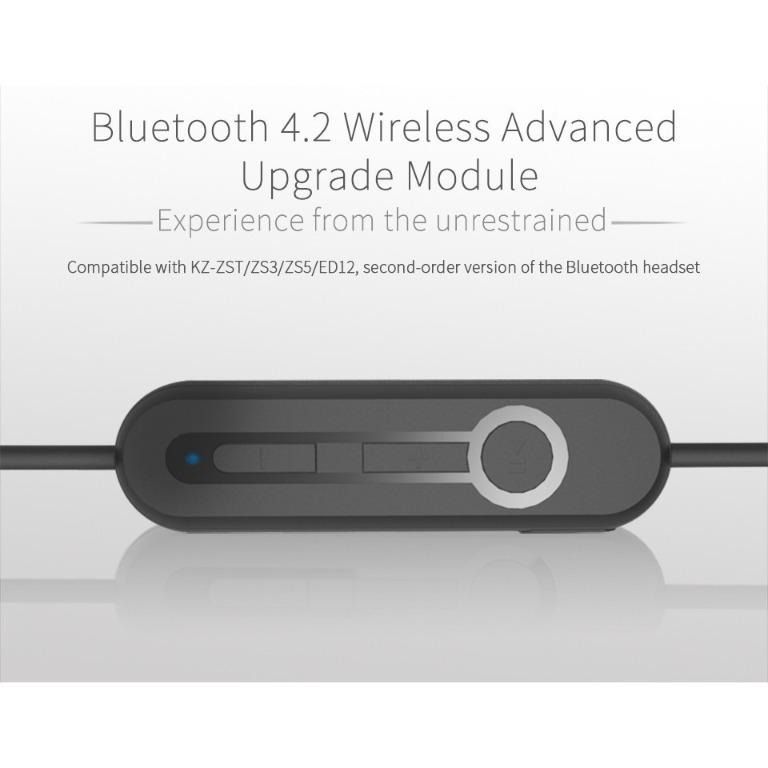 KZ Wireless Bluetooth 4.2 Bluetooth Cable HIFI Earphone 0.78mm 2Pin Cable Dedicated (Category: Earphones) located in Singapore. Submitted by yuehernkang (Listing ID 1244249452, Image 1). Description: Original KZ ZS5/ZS3/ZST/ED12 Bluetooth 4.2 Cable for ZS3/ZS4/ZS5/ZS6/ZSA Free shipping .