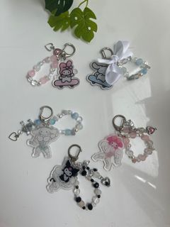 sanrio acrylic keychains | cinamoroll / kuromi / my melody / pompompurin / keroppi / little twin stars / necklace / bracelets / y2k / soft core / jewelry / ring / earrings