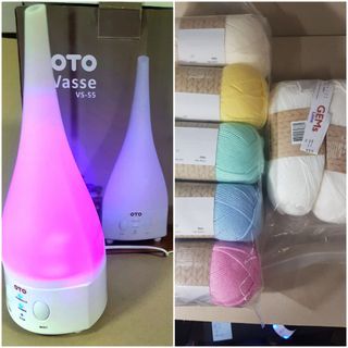 OTO - Air Humidifier and Aroma Diffuser VS-55 & 7x100g Ball 100% Acrylic
