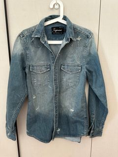 Topman Rugged Denim Jacket