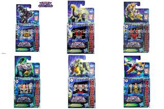 [In Hand] Hasbro Takara Tomy Transformers Legacy Evolution Core Class Dinobot Volcanicus - Sludge, Slug, Grimlock, Swoop and Scarr, Snarl
