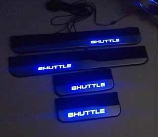 (Pre-Order) [Honda Shuttle] - Scuff Plates (Blue/White LED)