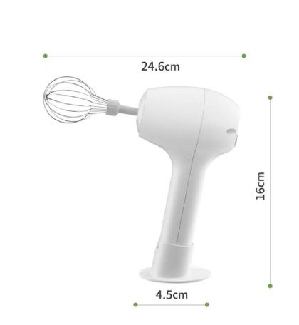 Wireless Portable Electric Food Mixer Automatic Whisk Dough Egg Beater Baking Cake Cream Whipper Kitchen Tool (Category: Hand & Stand Mixers) located in Singapore. Submitted by thejaswhinii108 (Listing ID 1256869510, Image 2). Description: Report Item • Wireless and Portable :No wires or cords needed, making it easy to use anywhere in the kitchen. • Automatic Whisk :The mixer automatically whisks ingredients, saving time and effort. • Eco-Friendl