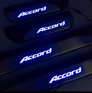 (Pre-Order) [Honda Accord] - Scuff Plates (Blue LED)