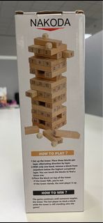 Tower stacking block game