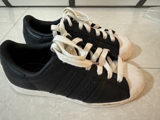 adidas Superstar 82 "Core Black & Chalk White"  US5