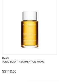 Clarins tonic body treatment oil 30ml