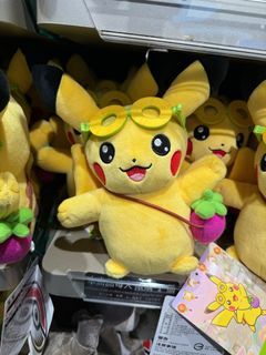 Taiwan exclusive! Pikachu pokemon soft toy from pokemon centre
