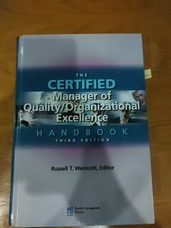 The certified manager of Quality/ Organisational Excellence