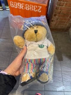 Taiwan exclusive starbucks 25th anniversary soft toy plush bear