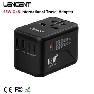 Lencent GaN III 65W Travel Adapter