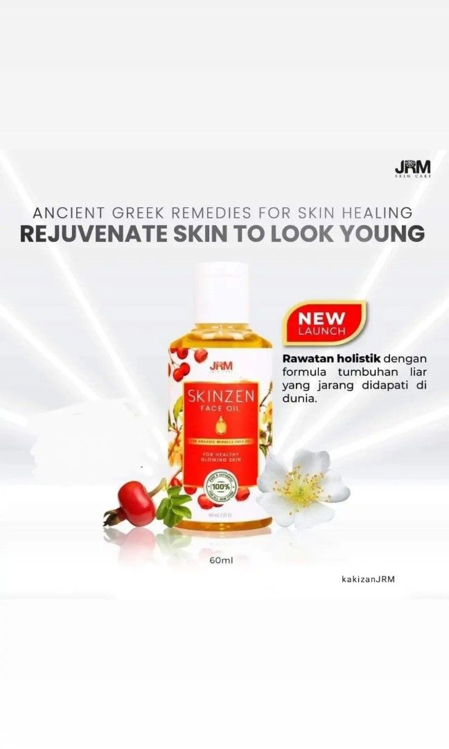 SKINZEN Face Oil buy 2 get 1 FREE (Category: Face Care) located in Singapore. Submitted by idnor (Listing ID 1282972257, Image 1). Description: Skinzen Face Oil Newest Face Oil From HOLOSTIC JRM •Fastly slackening and old face •Shrink face pores •Raises face series and looks younger than actual age •Skin is shinier and healthier •Moisturizes and Controls facial oil •Activates lymphatic nerves •Suitable for sensitive skin and ekzema We are selling
