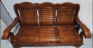 Solid wood 3+2 sofa