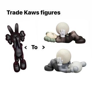 Trade kaws figures