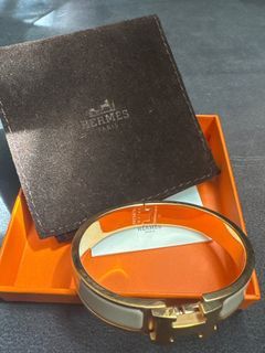 Hermes Clic H Bracelet Marron Glace