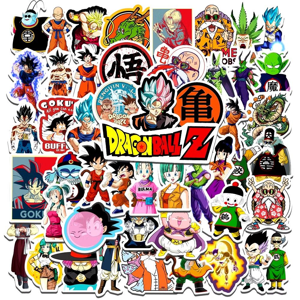 25/50pcs Dragonball Z Goku Waterproof Vinyl PVC Stickers Decal Label Water Bottle Laptop Tablet Phone Bike Helmet Luggage Guitar Skateboard Suitcase Graffiti (Category: Art & Prints) located in Singapore. Submitted by black.kat (Listing ID 1332938636, Image 1). Description: 25pcs- $5 50pcs-$10 approx 5cm-8cm waterproof and fade proof meet up under blk 54 toa payoh or at toa payoh/braddell mrt normal mail +$0.60 tracked mail +$2.