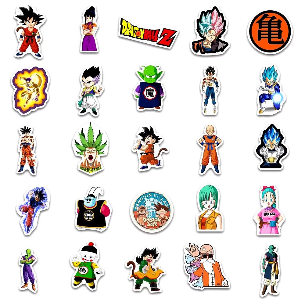25/50pcs Dragonball Z Goku Waterproof Vinyl PVC Stickers Decal Label Water Bottle Laptop Tablet Phone Bike Helmet Luggage Guitar Skateboard Suitcase Graffiti (Category: Art & Prints) located in Singapore. Submitted by black.kat (Listing ID 1332938636, Image 2). Description: 25pcs- $5 50pcs-$10 approx 5cm-8cm waterproof and fade proof meet up under blk 54 toa payoh or at toa payoh/braddell mrt normal mail +$0.60 tracked mail +$2.
