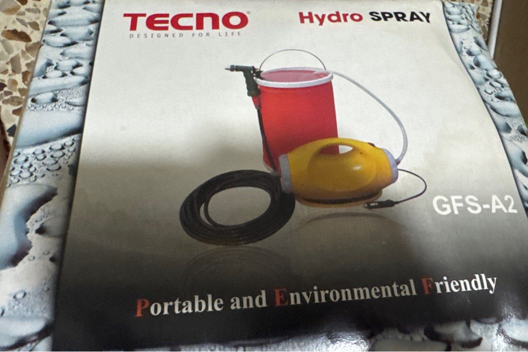 Tecno hydro spray for car wash - includes 1 flexible water pail (Category: Cleaning & Detailing Products) located in Singapore. Submitted by pigsflew (Listing ID 1333032724, Image 2). Description: Like new - barely used and in 9/10 condition.