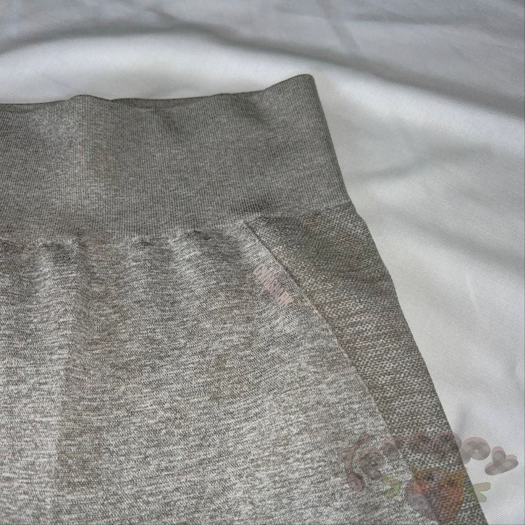 Gymshark High Waisted Flex Leggings in Taupe (Category: Activewear) located in Singapore. Submitted by preppycat (Listing ID 1329003723, Image 3). Description: gymshark high waisted flex leggings in taupe x1 fits a standard size S in nvgtn, alphalete, youngla waist 10.5 inches length 34.5 inches natural contour and shading details over the leggings very hard to find these nowadays and at such an affordable price, let alone brand new!! newer versi