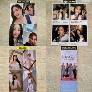 Solar Moonbyul Wheein Hwasa MAMAMOO 2021 WAW MMT Official Album Kihno Photocard.